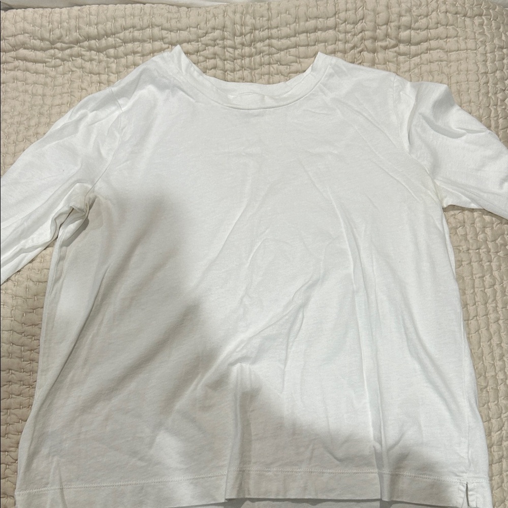 LOFT White Long Sleeve Tee